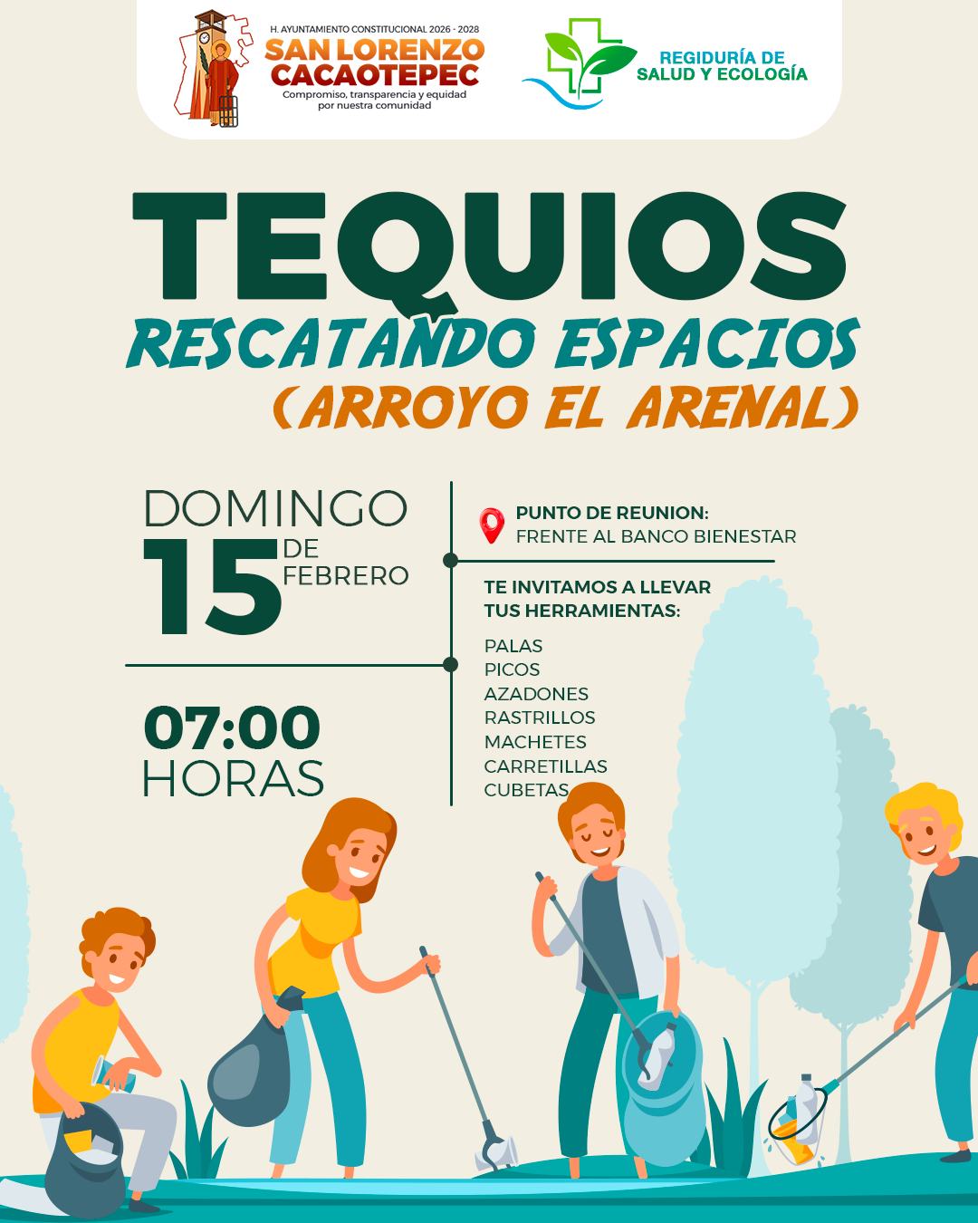 Evento comunitario en San Lorenzo Cacaotepec